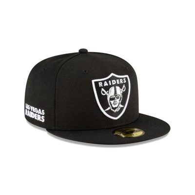 Sapca New Era Las Vegas Raiders NFL Logo Mix 59FIFTY Fitted - Negrii